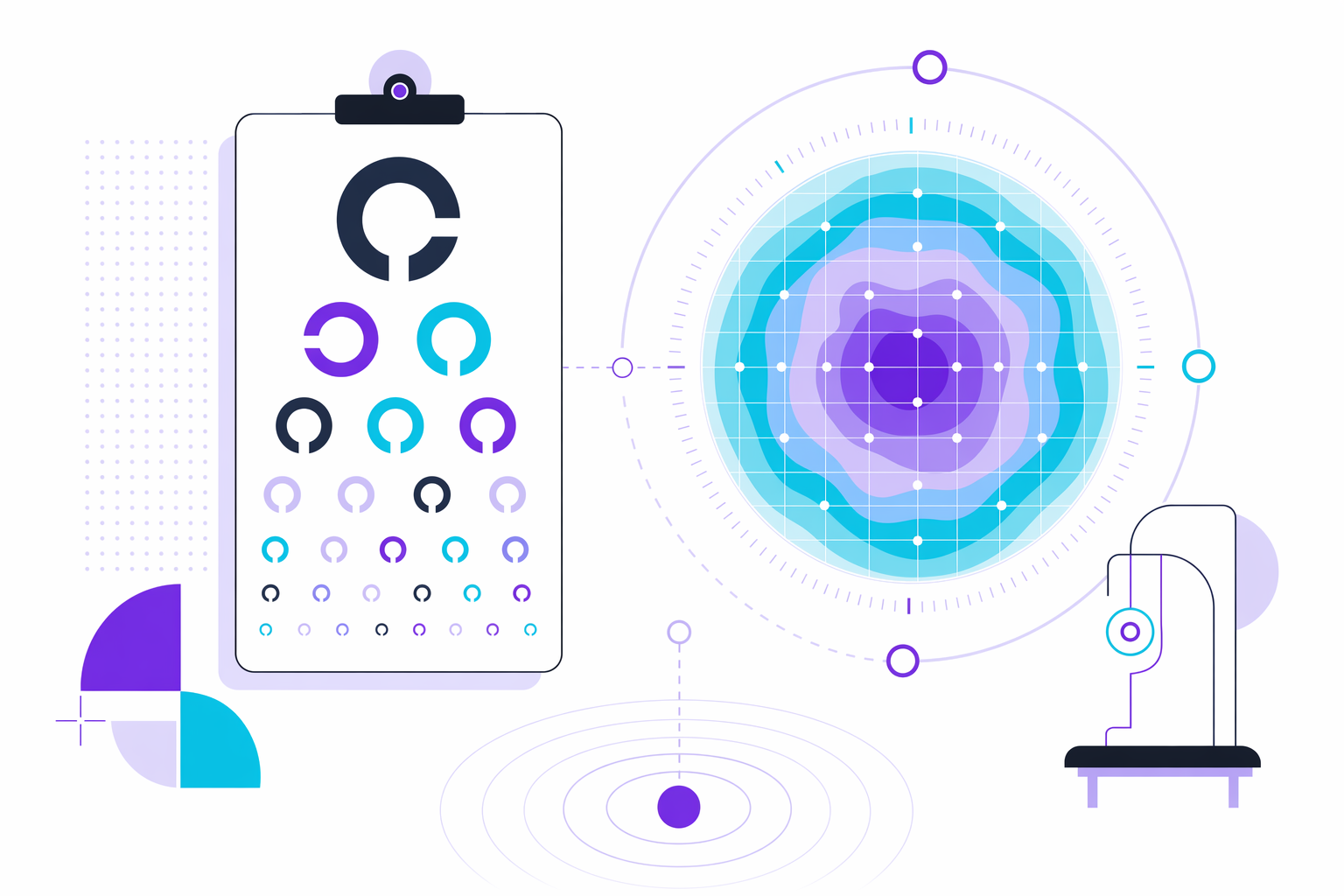 Illustration for Candidacy & the eye exam